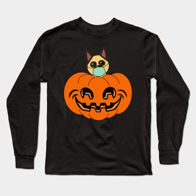 Happy Halloween German Shepherd Dog Lovers Novelty Gift Long Sleeve T-Shirt by dwayne2000